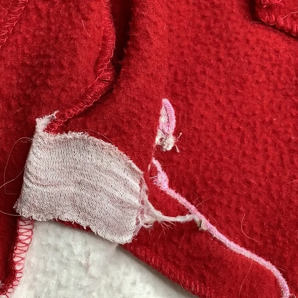 Polar Fleece Christmas Dog Hoodie